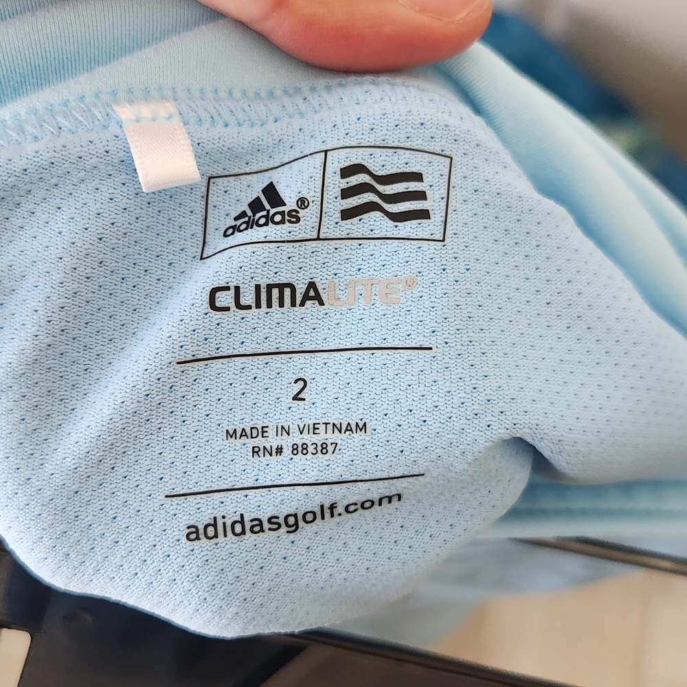 Adidas Light Blue Golf Skirt/Skort - Picture 3 of 6